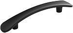 Belwith-Keeler Vale 3-3/4" (96mm) Center-to-Center Cabinet Pull (Matte Black)