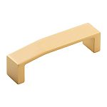 Belwith Keeler Veer 3-3/4" (96mm) Center-to-Center Cabinet Pull (Brushed Golden Brass)