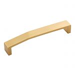 Belwith Keeler Veer 6-5/16" (160mm) Center-to-Center Cabinet Pull (Brushed Golden Brass)