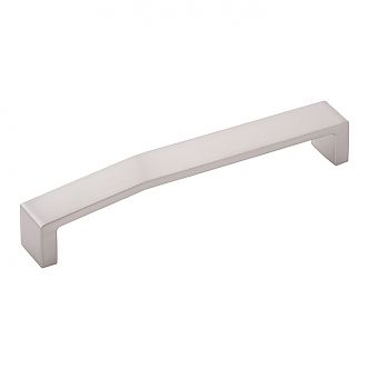 Belwith Keeler Veer 6-5/16" (160mm) Center-to-Center Cabinet Pull (Satin Nickel)