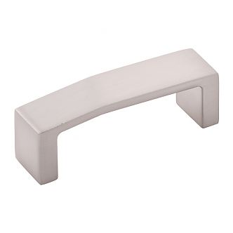 Belwith Keeler Veer 3" (76mm) Center-to-Center Cabinet Pull (Satin Nickel)