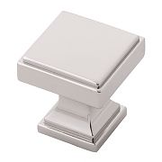Belwith Keeler Brownstone 1-1/8" (29mm) Cabinet Knob (Polished Nickel)