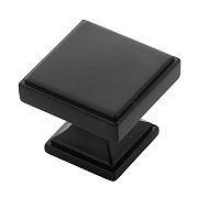 Belwith Keeler Brownstone 1-3/8" (35mm) Cabinet Knob (Matte Black)