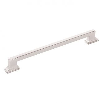Belwith Keeler Brownstone 8-13/16" (224mm) Center-to-Center Cabinet Pull (Polished Nickel)