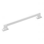 Belwith Keeler Brownstone 8-13/16" (224mm) Center-to-Center Cabinet Pull (Chrome)