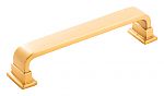 Belwith Keeler Brighton 5" (128mm) Center-to-Center Cabinet Pull (Brushed Golden Brass)