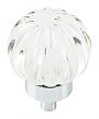 Belwith Keeler Luster 1-1/4" (32mm) Cabinet Knob (Clear Glass/Polished Chrome)