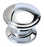Hickory Hardware Williamsburg 1-1/4" (32mm) Cabinet Knob (Polished Chrome)