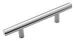 Hickory Hardware 3" (76mm) Center-to-Center Cabinet Bar Pull - 5-1/2" (140mm) Overall Length (Stainless Steel Look)