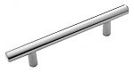 Hickory Hardware 3-3/4" (96mm) Center-to-Center Cabinet Bar Pull - 6" (152mm) Overall Length (Stainless Steel Look)