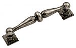 Hickory Hardware Somerset 3-3/4" (96mm) Center-to-Center Cabinet Pull (Black Nickel Vibed)
