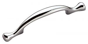 Hickory Hardware Conquest 3" (76mm) Center-to-Center Cabinet Pull (Polished Chrome)