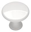 Hickory Hardware Conquest 1-1/8" (29mm) Cabinet Knob (White)