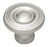 Hickory Hardware Conquest 1-1/8" (29mm) Cabinet Knob (Satin Nickel)