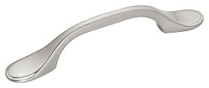 Hickory Hardware Conquest 3" (76mm) Center-to-Center Cabinet Pull (Satin Nickel)