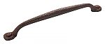 Hickory Hardware Refined Rustic 8-13/16" (224mm) Center-to-Center Cabinet Pull (Rustic Iron)