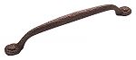 Hickory Hardware Refined Rustic 7-9/16" (192mm) Center-to-Center Cabinet Pull (Rustic Iron)