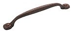 Hickory Hardware Refined Rustic 6-5/16" (160mm) Center-to-Center Cabinet Pull (Rustic Iron)