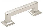 Hickory Hardware Studio 3" (76mm) Center-to-Center Cabinet Pull (Bright Nickel)