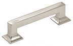 Hickory Hardware Studio 3-3/4" (96mm) Center-to-Center Cabinet Pull (Bright Nickel)