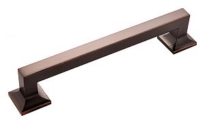 Hickory Hardware Studio 6-5/16" (160mm) Center-to-Center Cabinet Pull (Oil Rubbed Bronze Highlighted)