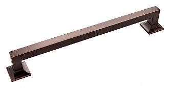 Hickory Hardware Studio 8-13/16" (224mm) Center-to-Center Cabinet Pull (Oil Rubbed Bronze Highlighted)