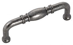 Hickory Hardware Williamsburg 3" (76mm) Center-to-Center Cabinet Pull (Black Nickel Vibed)