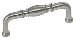 Hickory Hardware Williamsburg 3" (76mm) Center-to-Center Cabinet Pull (Stainless Steel Look)