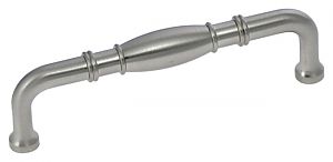 Hickory Hardware Williamsburg 3-3/4" (96mm) Center-to-Center Cabinet Pull (Stainless Steel Look)