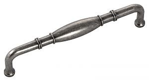 Hickory Hardware Williamsburg 5" (128mm) Center-to-Center Cabinet Pull (Black Nickel Vibed)