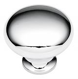 Hickory Hardware Eclipse 1-1/8" (29mm) Cabinet Knob (Polished Chrome)