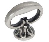 Hickory Hardware Manor House 1-1/8" (29mm) Mock Key (Silver Stone)