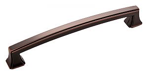 Hickory Hardware Bridges 6-5/16" (160mm) Center-to-Center Cabinet Pull (Oil Rubbed Bronze Highlighted)