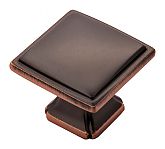 Hickory Hardware Bridges 1-1/4" (32mm) Cabinet Knob (Oil Bronze Highlighted)