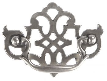 Hickory Hardware Manor House 3" (76mm) Center-to-Center Cabinet Bail Pull (Silver Stone)