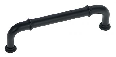 Hickory Hardware Cottage 3-3/4" (96mm) Center-to-Center Cabinet Pull (Matte Black)