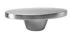 Hickory Hardware Luna 1-5/8" (41mm) Oval Cabinet Knob (Satin Nickel)