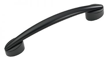 Hickory Hardware Luna 3" (76mm) Center-to-Center and 3-3/4" (96mm) Center-to-Center Cabinet Pull (Matte Black)