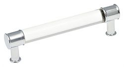 Hickory Hardware Midway 5" (128mm) Center-to-Center Cabinet Pull (Crysacrylic/Chrome)