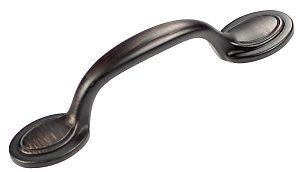 Hickory Hardware Eclipse 3" (76mm) Center-to-Center Cabinet Pull (Vintage Bronze)