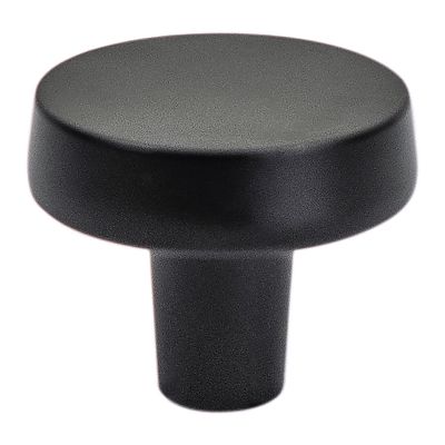 Berenson Transitional Advantage Four 1-7/32" (31mm) Cabinet Knob (Matte Black)