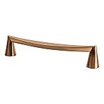 Berenson Domestic Bliss 6-1/4" (159mm) Center-to-Center Cabinet Pull (Brushed Copper)