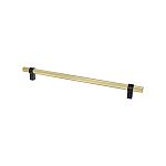 Berenson Radial Reign 12" (305mm) Center-to-Center Appliance Pull (Modern Brushed Gold/Matte Black)