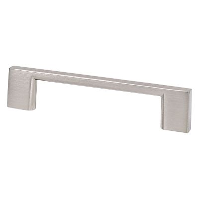 Berenson Transitional Advantage Four 3-3/4" (96mm) Center-to-Center Rectangle Pull (Brushed Nickel)