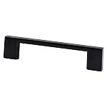 Berenson Transitional Advantage Four 3-3/4" (96mm) Center-to-Center Rectangle Pull (Matte Black)