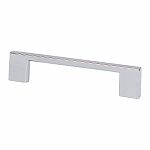 Berenson Transitional Advantage Four 3-3/4" (96mm) Center-to-Center Rectangle Pull (Polished Chrome)