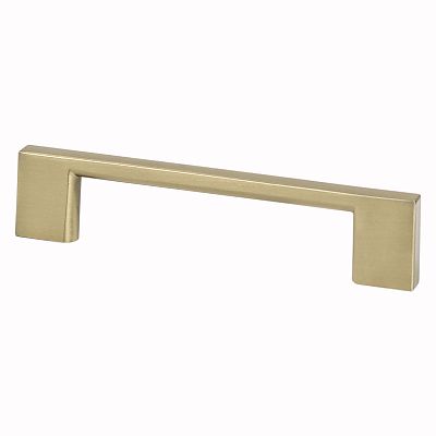 Berenson Transitional Advantage Four 3-3/4" (96mm) Center-to-Center Rectangle Pull (Champagne)
