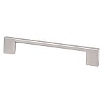 Berenson Transitional Advantage Four 5" (128mm) Center-to-Center Rectangle Pull (Brushed Nickel)