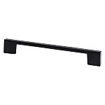Berenson Transitional Advantage Four 6-5/16" (160mm) Center-to-Center Rectangle Pull (Matte Black)