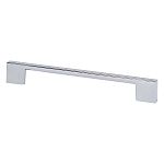 Berenson Transitional Advantage Four 6-5/16" (160mm) Center-to-Center Rectangle Pull (Polished Chrome)
